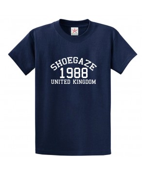 Shoegaze 1988 United Kingdom Classic Unisex Kids and Adults T-Shirt for Music Fans